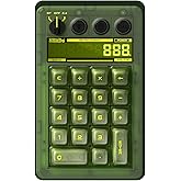 8Bitdo Retro 18 Mechanical Numpad for Windows &amp; Android, Xbox Edition | Bluetooth, 2.4G and USB-C, Calculator Mode, Retro LED Display, Kailh Jellyfish X Switches, Matte UV ABS Keycaps