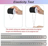 Tenn Well Stretchy Elastic String 1mm x 100m Black Beading Cord view 2