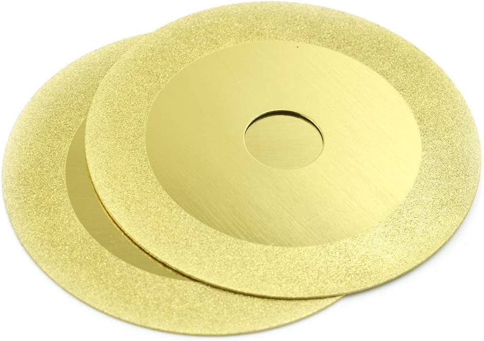 Sydien Cuchillas de corte de diamante (2 unidades, 10,1 cm), color dorado Sydien Cuchillas de corte de diamante (2 unidades, 10,1 cm), color dorado