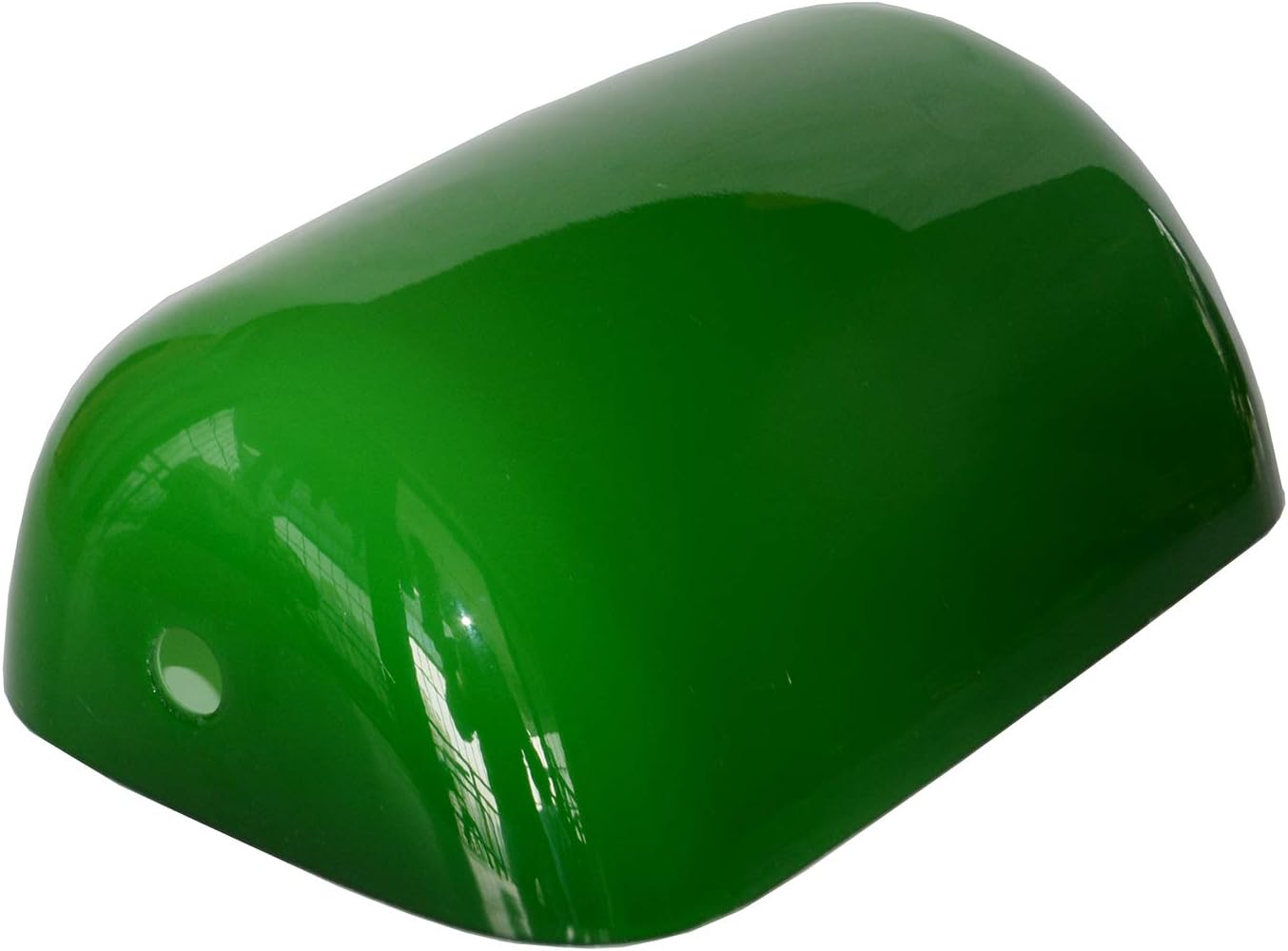 L9W53/8H3in Green Glass Banker Lamp Shade Replacement Lampshade