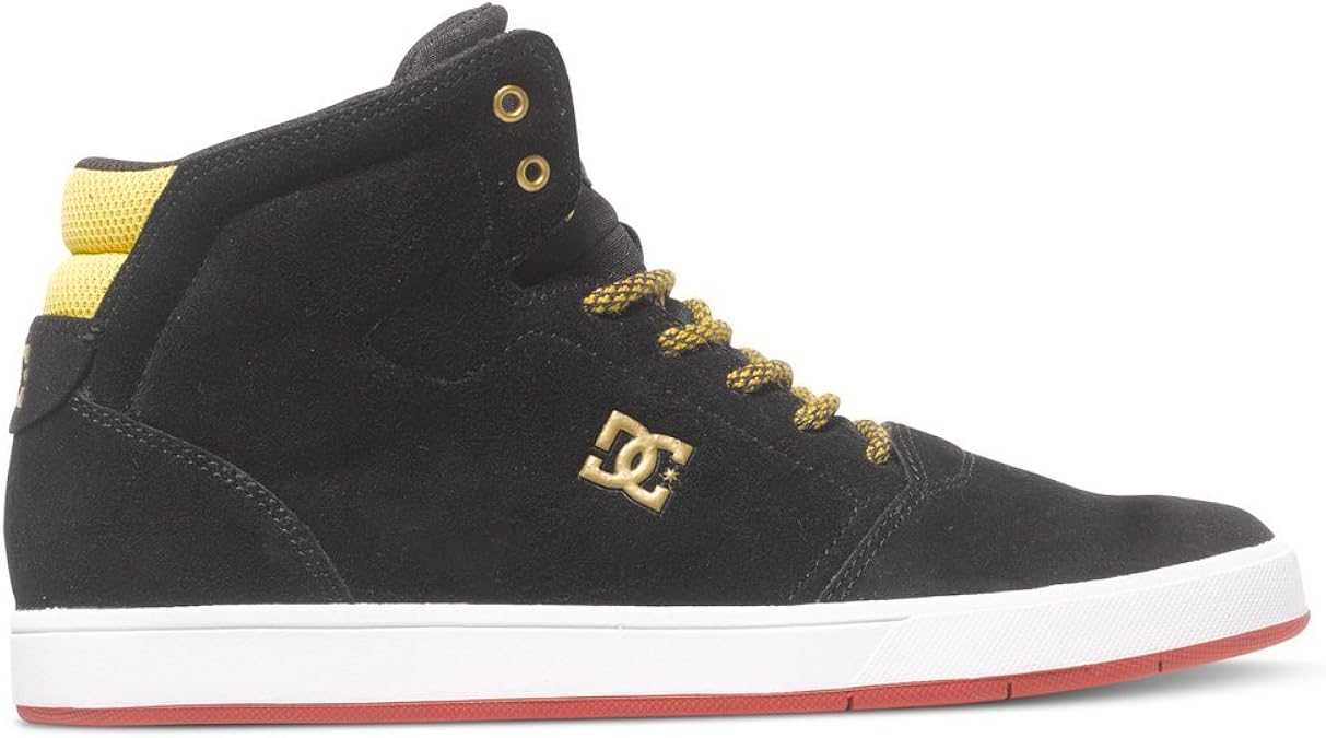 black and gold dc shoes