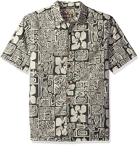 Kahala Men's Hanalei Relaxed Fit Hawaiian Shirt