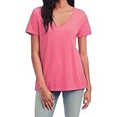 Splendid Women's Loose Fit V Neck Tee