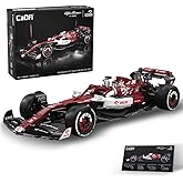 CaDA C64005w Alfa Romeo F1 Race Car C42 Building Blocks Set, 1868 PCS 1: 8 MOC Creative Building Blocks, Excellent Racer Mode