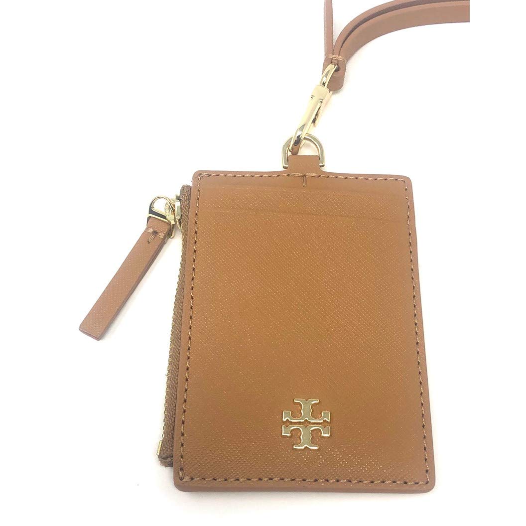 Tory Burch Womens Emerson Saffiano Leather Id Badge W Card