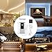 Wifi RGB LED Strip Lights Smart Controller Alexa, Echo Google Home APP, Compatible With GRB and RGB Strips, High Wifi Response Ratio, Alumium, No Wifi Plug Need, DC 12V 24V (Led Strips Not Including)