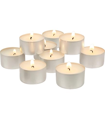White Birch Minis - Set Di 5 Portatealight In Corteccia Di Betulla Naturale, Altezza 5cm, Per Camino, Matrimonio, Casa