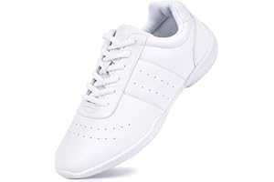 CADIDL Cheer Shoes Women White Cheerleading Dance Shoes