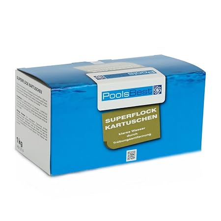 8x125g - PoolsBest® Flockungs-Kartuschen Dauerflock