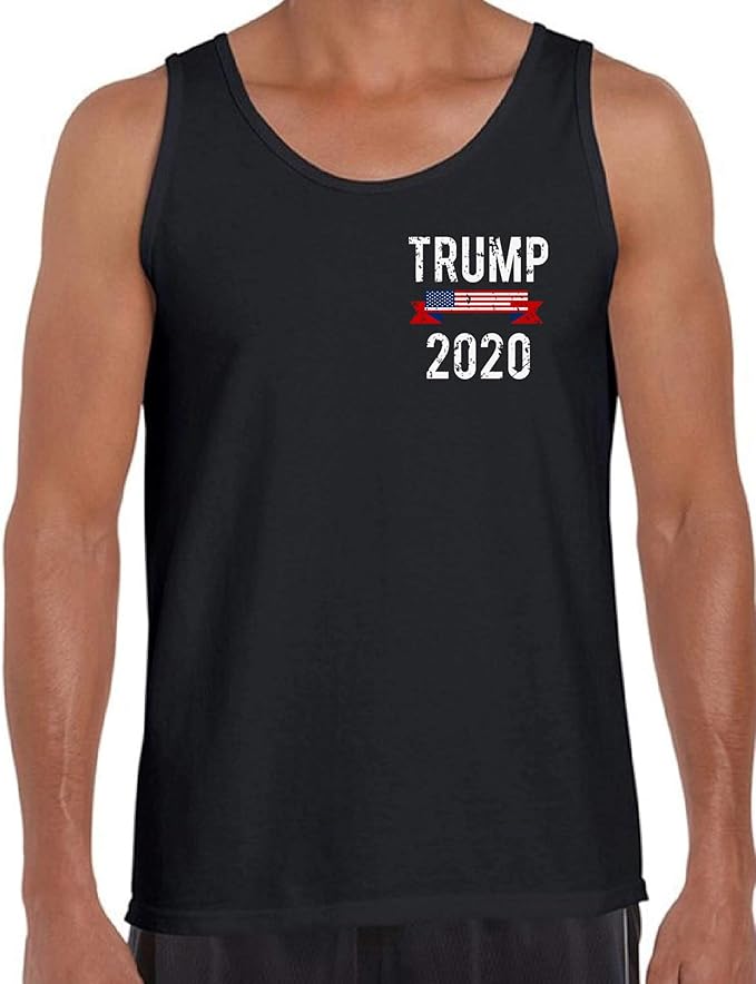 Awkward Styles Trump 2020 Tank Top for Men Pocket Size Donald Trump