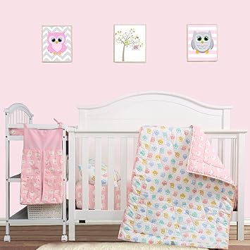 pink cot bed bedding sets