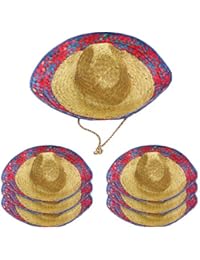 Funny Party Hats Sombrero Hats - 6 Pack -Child and Adult Sizes Costume and Dress Up Hat