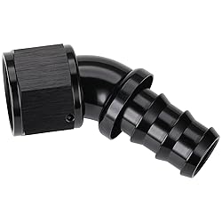 Podavelle 12AN 45 Degree Push Lock Full Flow Hose