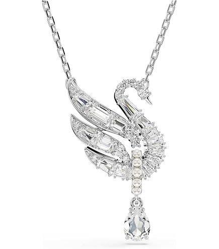 スワロスキーSWAROVSKI Facet Swan リバーシブルネックレス✨ Swan 