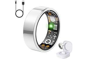 Health Tracker Ring, Smart Health Ring for Women Men with Heart Rate, Blood Oxygen, Sleep Monitor, Steps,Calories, No Subscription Fee, IP68 Waterproof Smart Ring for iPhone &amp; Android (Silver, 8#)4.2 out of 5 stars 951 offer from $53.98