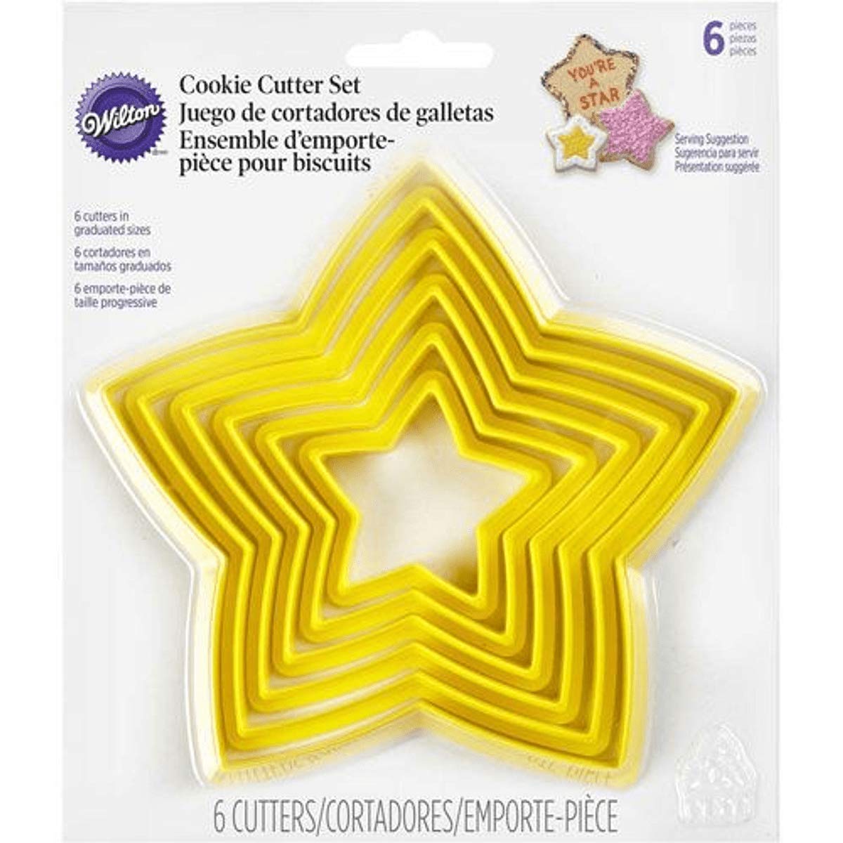 Wilton Nesting Star Cutter - Set of Six