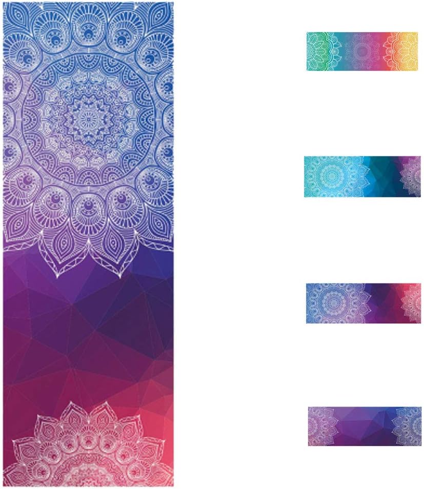 snaked cat Yoga Towel Mat Non-Slip, Yoga Mat, Digital Printing, Machine Washable, Non-Slip, Suitable for Practicing Yoga, Light Exercise (M01703, OneSize)