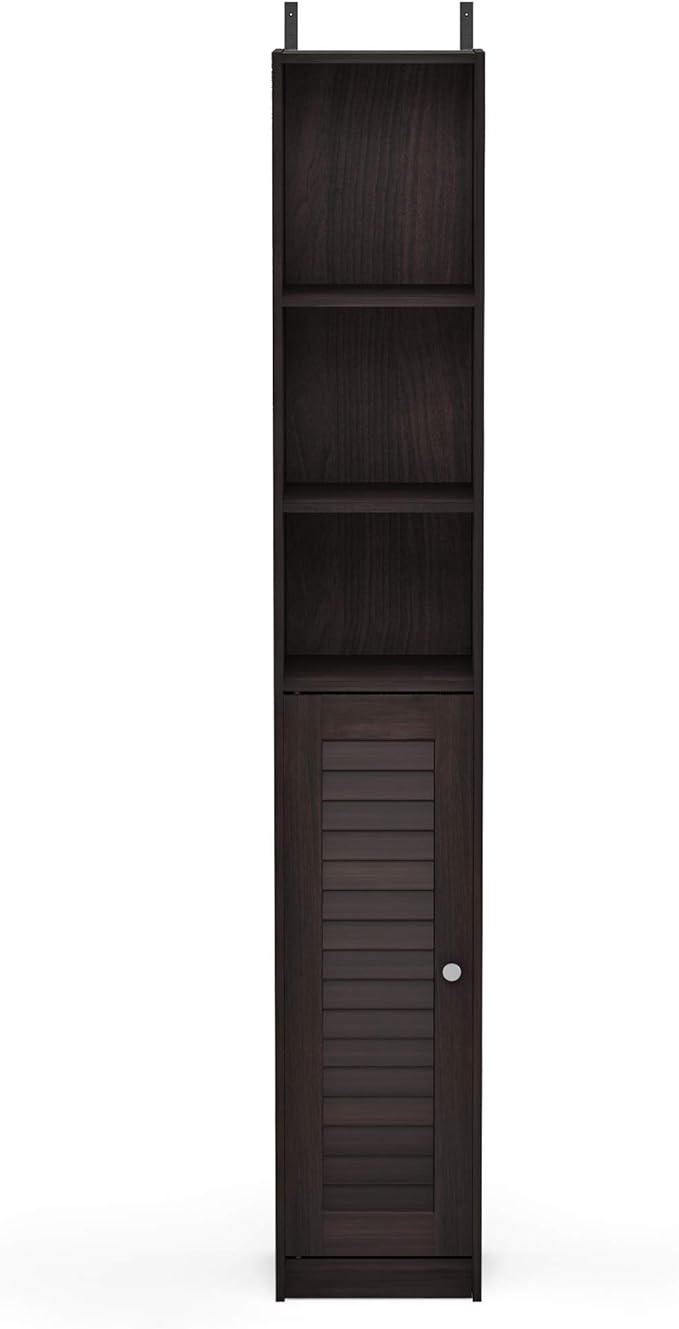 Furinno Badezimmerschrank, Espresso, 24.9 x 24.9 x 159.9 cm: Amazon.de