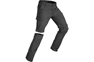 Wespornow Men's-Convertible-Hiking-Pants Quick Dry Lightweight Zip Off Breathable Cargo Pants for Outdoor, Fishing, Safari