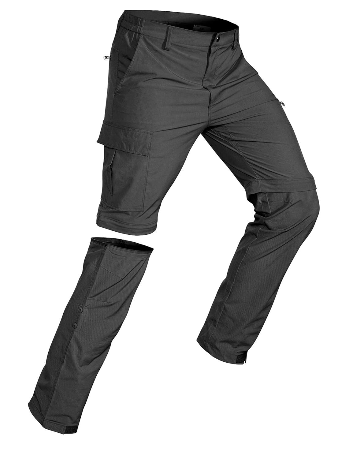 Wespornow Men'sConvertibleHikingPants Quick Dry Lightweight Zip Off