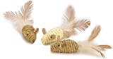 Petface Catkin's Mini Mice Tails Cat Toy 3 Piece Sisal Catnip