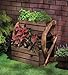 Zings & Thingz 57070008 Water Mill Planter, Brown