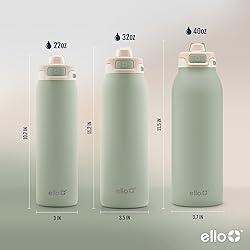 Ello Pop & Fill 22oz Stainless Steel Water Bottle
