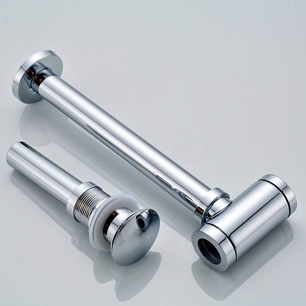 Sifone Per Vasca Da Bagno Con Tappo A Twist - Cromato Argento 40mm