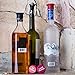 KORBAR – 5 Funny Reusable Silicone Caps Stoppers +1 Pourer, For Wine Bottle - Perfect Gift Accessory