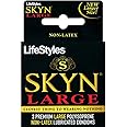 Lifestyles Skyn Large Non-Latex, 3 Count