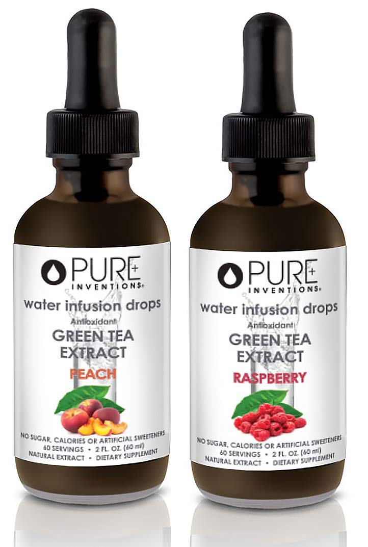 Pure Inventions, Antioxidant Green Tea Extract Water Infusion Drops 2