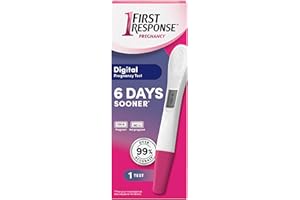 First Response Digital - Pregnancy Test - Detect Pregnancy 6 Days Sooner Than Your Missed Period - 99% Accurate - Digital (1 