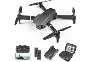 JDFDEXC Mini Drone for Kids with 4K Dual Cameras Remote Control Toys Gifts for Boys Girls with Altitude Hold, Headless Mode, One key Return/Emergency Stop, 3D Flips 2 Batteries, Foldable RC Quadcopter