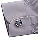 HJ Men's Jewelry Cuff Link Round Blue Button Cover