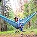 Double Parachute Camping Hammock with Straps & Carabiners by Mad Grit