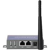 CHEECENT Wireless Print Server for USB Printer (NOT Plug&amp;Play), 2 Port USB Print Server, Convert Wired Printer to Wireless WiFi Ethernet Networking - Windows Mac Linux Compliant - CR202