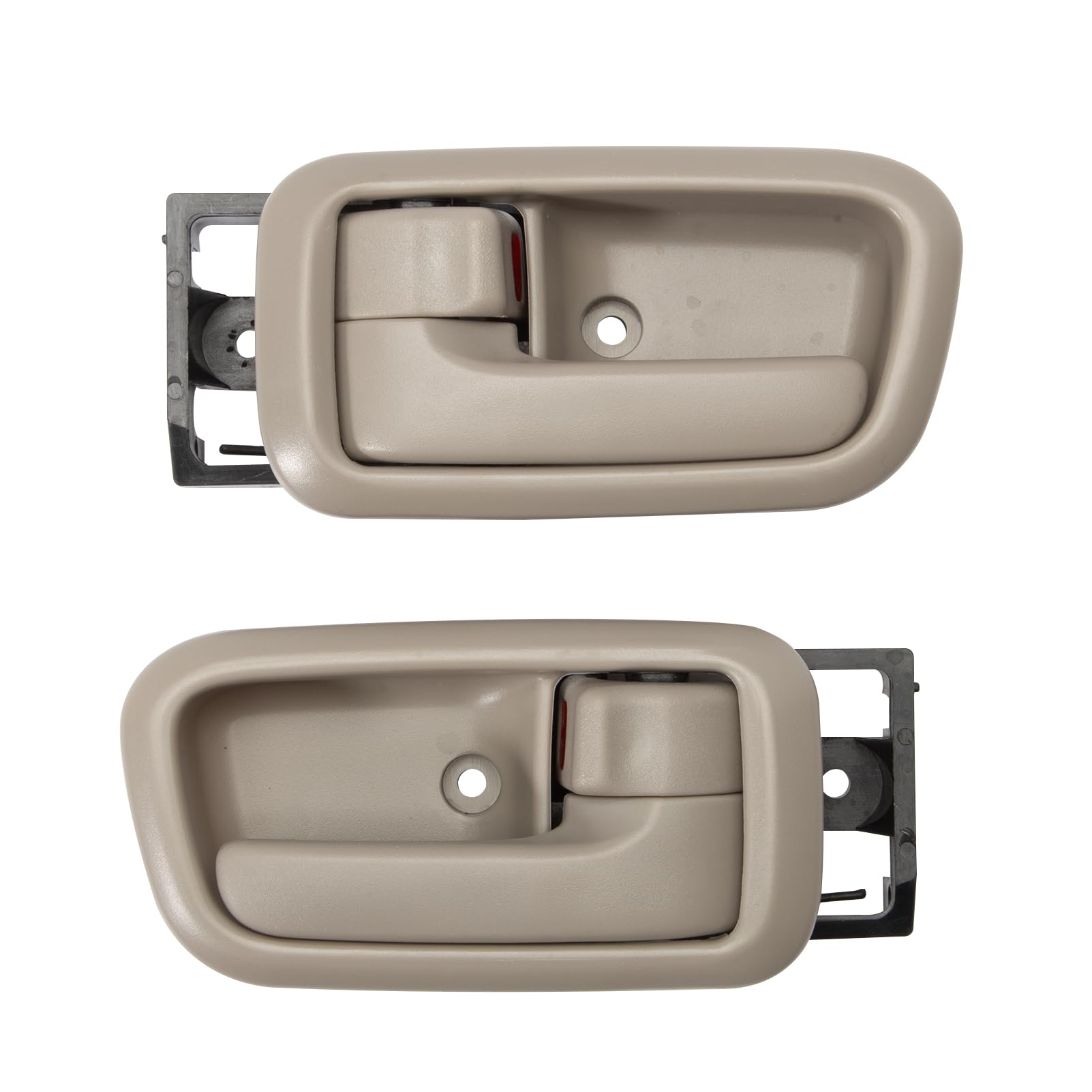 Photo 1 of KASturrboo 2Pcs Inside Interior Door Handles for 2000-2006 Tundra Front Driver Passenger Side, Left & Right Beige Door Handle W/Bezel