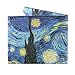 SUPERVEK Starry Night Wallet, Paper Wallet - Vegan, Mighty Thin, Tear & Water-Resistant Slim Wallet for men - Mens Credit Card Holder Small Wallet - Bifold Wallets for Men Women