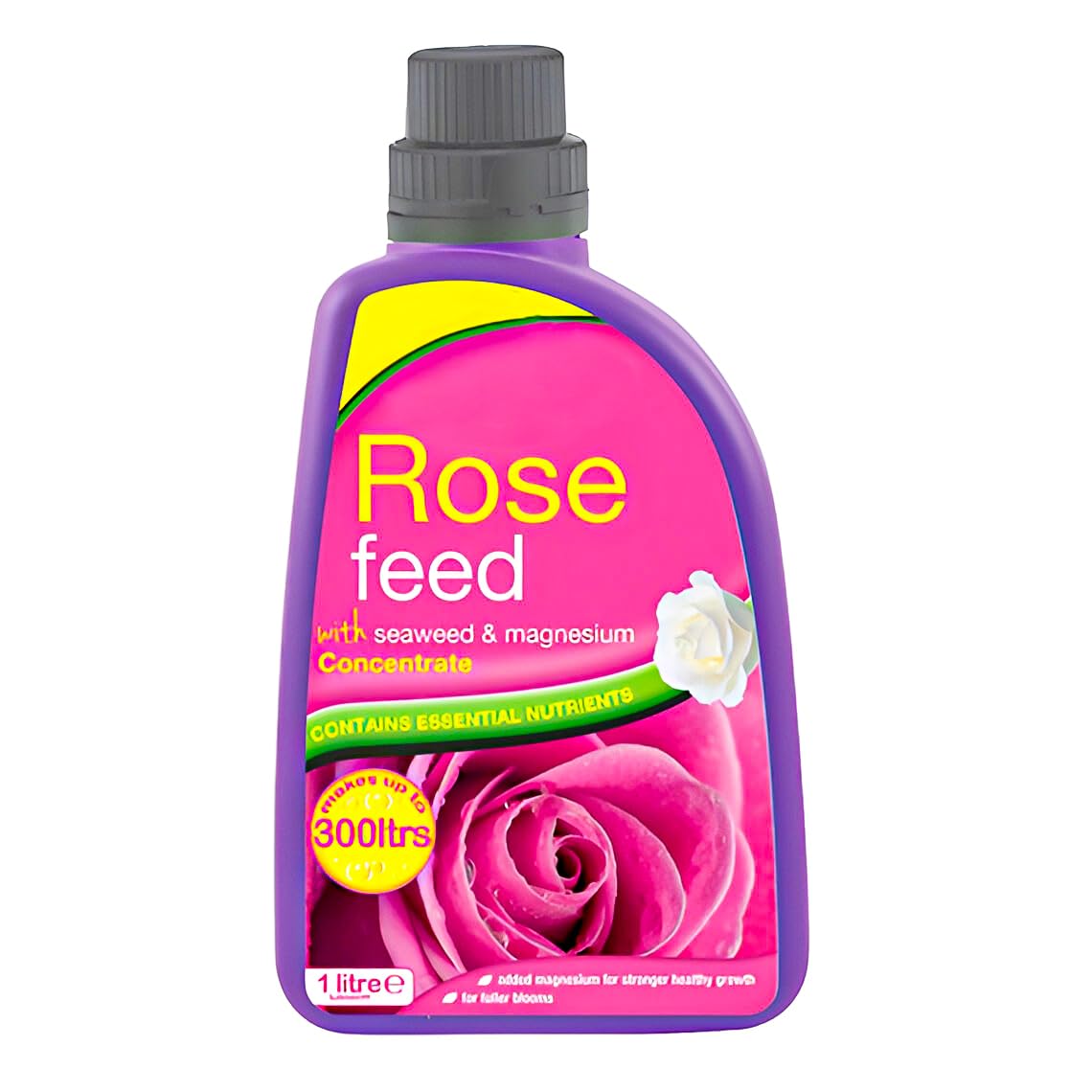 ZOPPER Rose Feed Concentrate with Seaweed & Magnesium Promotes Fuller Blooms a Specially Blended Liquid Feed for Roses & Flowering Plants 1 Liter