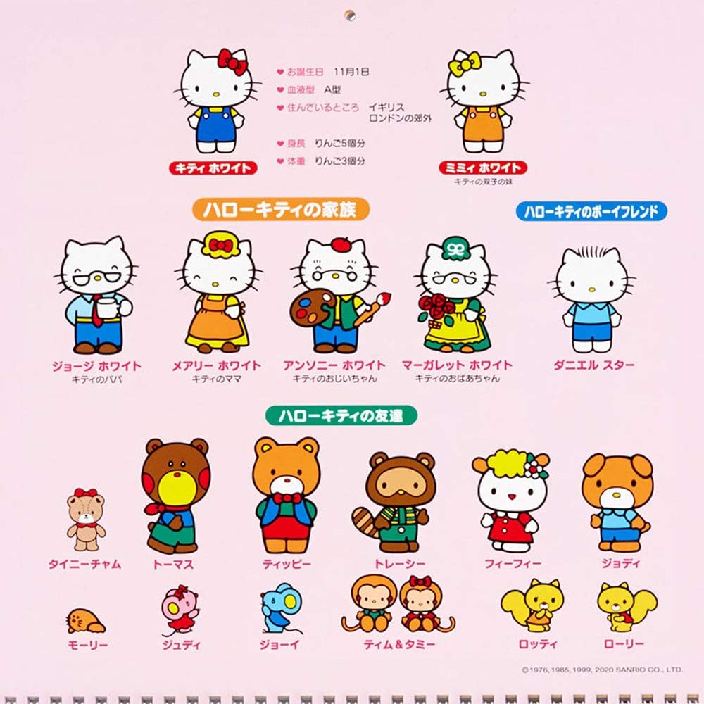 Amazon サンリオ Sanrio ハローキティ ウォールカレンダーl 21 おもちゃ雑貨 おもちゃ