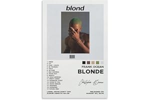 ZXETY Frank Ocean Poster Blonde Poster Canvas Printed Poster Unframe:12x18inch(30x45cm)