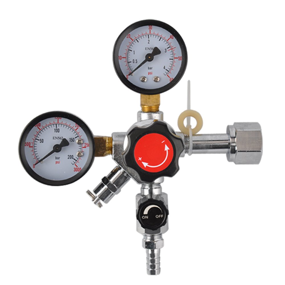 Buy Dual Gauge CO2 RegulatorHomebrew Kegerator Draft Dispensing CO2