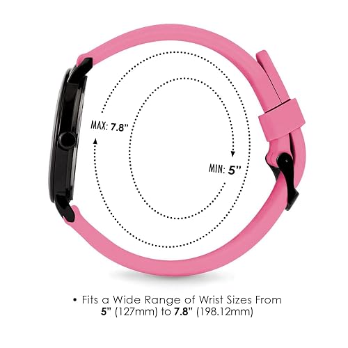 Speidel Original Scrub Watch For Nurses & Medical Professionals - White Dial, Silicone Band, Water Resistant, Military Time - View #2