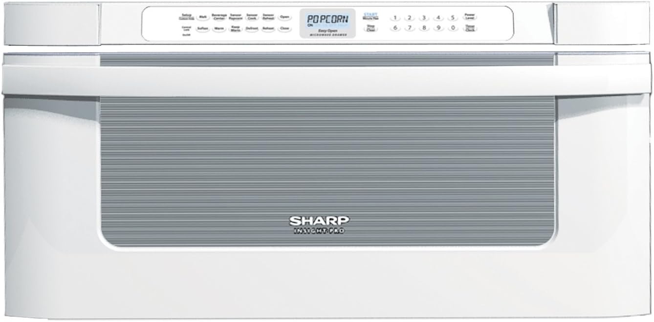 Sharp KB6525PW 30'' Microwave Drawer White Amazon.co.uk Kitchen & Home