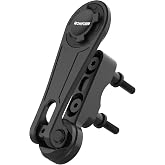 Rokform Motorcycle Perch Phone Mount, Aluminum (Black) | Bolt Spacing 1.45-1.65" (37-42mm), Arm Pivot Angle -20 to 55 degrees, Fits Most Harley's, Metrics, &amp; Indian Cruisers