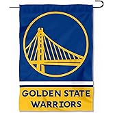 WinCraft Golden State Warriors Double Sided Garden Flag