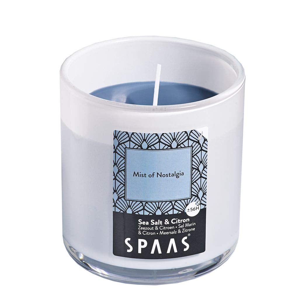 Spaas Scented Candle in Glass with Aluminium Lid, 56 Hours, Mist of Nostalgia — image 1