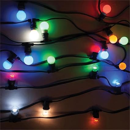 50 m 140 x Festoon Glühlampe/Leuchte Gürtel: Amazon.de: Beleuchtung