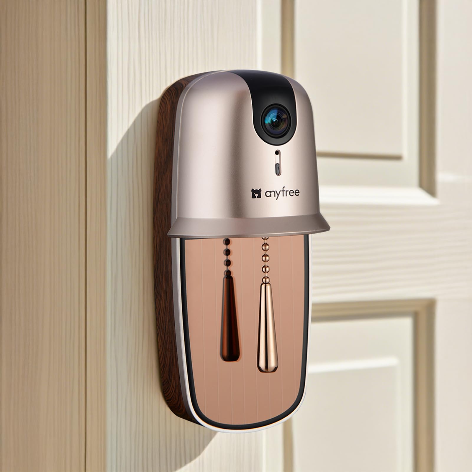 Photo 1 of Doorbell Camera Wireless with Solar Powered Battery, Video Doorbell with Chime,AI Motion Detection Video Doorbells with 2.4& 5Ghz WIFI, HDR Ultra-Clear,3280ft 2-Way Talk,Cloud Storage,Custom Ringtones