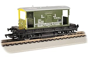 Bachmann Trains - British Brake Van Track Cleaning CAR - DEPARTMENTAL #LDB952490 (Electrification) with International Style H